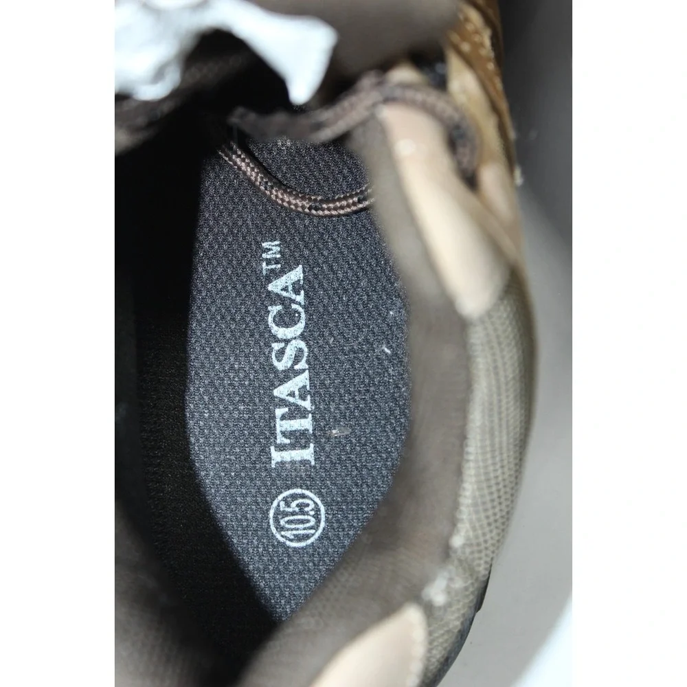 Itasca Men's Cross Creek Waterproof Leather/Nylon Hiking Shoe Boot Size 10.5